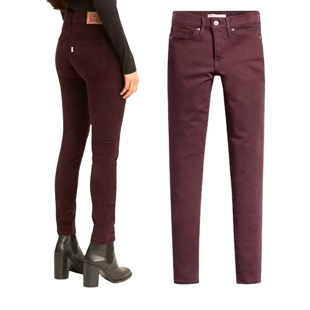 Levi's | 311 Shaping Skinny Jeans | Red/Burgundy/Oxblood